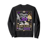 39th Birthday Queen Chapter 39 Fabulous Since 1987 Women Sudadera