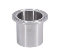 3A 28,6/40mm Altura 19/25/32/38/45/51/63/76/89/102/108mm Tubo OD Soldadura a tope 1,5 "-4" Tri abrazadera Virola SUS304(40mm Height,102mm OD K119mm)