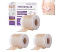 3Box Hyaluronic Acid Silicone Scar Tape,Hyaluronic Acid Nano Repair Tape, Soft, Breathable, Waterproof, Reusable Scar Patch,For All Skin Types.