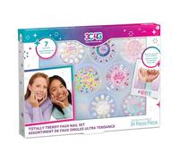 3C4G: Totally Trendy - Juego de uñas postizas con 7 juegos de uñas cada uno con colores y patrones únicos, parte trasera adhesiva, tres alegrías para niñas, niñas y adolescentes a partir de 8 años