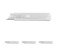 3Claveles 236 - Set de 10 cuchillas para cúter, alto rendimiento, 18 mm (Paquete de 4)