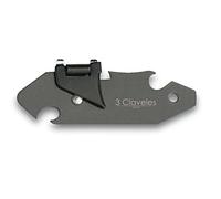 3Claveles 500 - Abrelatas explorador pavonado, Acero, Gris