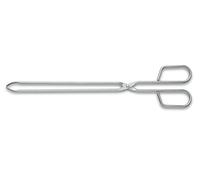 3 Claveles TENACILLA Carne INOX.18/8 34 cm. C 3C, Acero Inoxidable, Gris