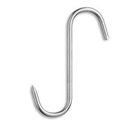 3Claveles 852 - Gancho cárnico, forma S, inox, dimensión 14 x 5