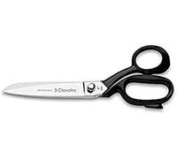3 Claveles Tijera sastre 92 — 23 cm (9") níquel acero carbono negra