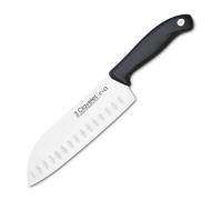 3Claveles Evo - Cuchillo Santoku alveolado, 18 cm, 7 pulgadas