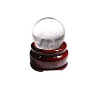 3cm Natural 7 Chakra Healing Gemstone Crystal Ball Bolas de esfera de cristal curativas con soporte para curación, Reiki, decoración de la oficina en el hogar