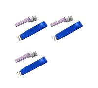 3Conjunto Módulo de Sonda de Programación STM32 de 2,54 mm, 5P, Programación STM8 Pogo Pin XH2.54, Cable DuPont de Enchufe, Prueba DIY, 2,54 mm, 5P