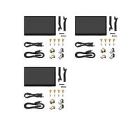3Conjunto Monitor de Pantalla Táctil de 10,1 Pulgadas para Raspberry Pi 5/4B, IPS 1024x600, Altavoces Duales, Compatible con Varios Dispositivos y