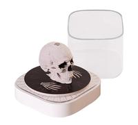3D 2026 Time Piece Calendar - Skull-Shaped Tear-Away Notepad, Paper Sculpture Art Desk Calendaer for Creative Display | Gothic 3D Calendarr for Office, College Nightstand, Bedside
