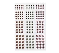 3D / 2D Fish Eyes Se?uelos de Pesca Autoadhesivo Artificial Fish Eyes Gancho de Pesca Artesan¨ªa Fish Bait Eyes[3D Waterdrop Fish Eyes]