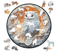 3D, 3D para adultos de 150 piezas Puzzles con búho de madera - Puzzlies duros adultos, puzzlies con año nuevo chino, san, día de la madre