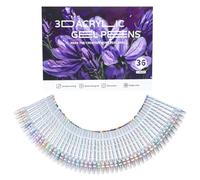 3D Acrylic Ink Pen - 1.0mm Acrylic Gel Paint Pens | Quick Drying Ink, 36 Colors Art Supplies Stationery Smooth Writing Card Making Crafts Coloring DIY Projects Creative Tools For Artists Students