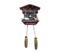 3D Alemania Cuco Reloj Refrigerador Imán Turístico Recuerdos Hecho a mano Resina Artesanía Pegatinas Magnéticas Decoración Hogar Cocina Regalo de Viaje