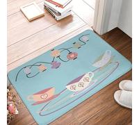 3D Alfombra Anti-Slip Doormat Floor Mat Water Oil Proof Carpet Rug for Kitchen Entrance Home Bedroom Footpad Mats-60x90cm