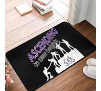 3D Alfombra Ascensión a Nuevas Cumbres Tapetes antideslizantes Suelo de Moqueta Durable para Entrada Cocina Salón de Descanso