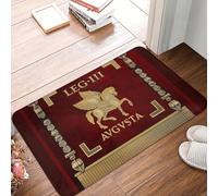 3D Alfombra Estandarte Antideslizante de felpudos Antideslizantes de la Tercera Legión Augusta Vexillum de la Legio III Augusta Estera Tapete Decoración interior-50x80cm
