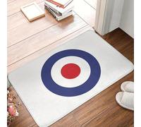 3D Alfombra Felpudo Redondo - Esterilla de Cocina Rectangular Ligera de poliéster Antideslizante Lavable a máquina - 1 cuenta-60x90cm