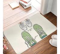 3D Alfombra Heartstopper Tapete de baño Chico Conoce a Chico Zapatos Tapete de casa Felpudo de Cocina Decoración de -40x60cm