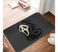 3D Alfombra Máscara de Dibujos Animados, Cara de Miedo, Antideslizante, Alfombrilla de Suelo, Absorbente, para la Entrada a la Cocina, Alfombrillas para los pies del balcón de la casa.-60x90cm