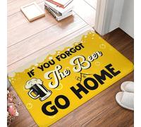 3D Alfombra Si olvidaste la Cerveza, por Favor Vete a casa Planta Delantera Puerta de Entrada Felpudos Baño Exterior Cocina Felpuda Sala de Estar -50x80cm
