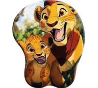 3D Alfombrilla de Ratón Ergonómica con Reposamuñeca Gel La Confrérie du ROI Lion Almohadilla para Ratón Antideslizante Base de Goma Mouse Pad Juego para Ordenador Oficina Laptop