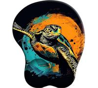3D Alfombrilla de Ratón Ergonómica con Reposamuñeca Gel Le festin de Couleurs Des tortues Almohadilla para Ratón Antideslizante Base de Goma Mouse Pad Juego para Ordenador Oficina Laptop