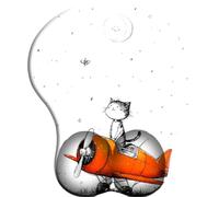 3D Alfombrilla de Ratón Ergonómica con Reposamuñeca Gel Le Vol Nocturne du Chat Almohadilla para Ratón Antideslizante Base de Goma Mouse Pad Juego para Ordenador Oficina Laptop