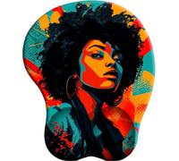 3D Alfombrilla de Ratón Ergonómica con Reposamuñeca Gel Soleil brûlant Almohadilla para Ratón Antideslizante Base de Goma Mouse Pad Juego para Ordenador Oficina Laptop