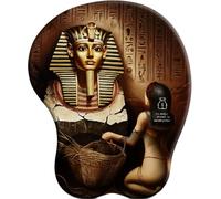 3D Alfombrilla Ratón con Cojín de Muñeca Reposamuñeca Ergonómico Le Cadeau du Pharaon Alfombrilla Base de Goma Antideslizante Mouse Pad Gaming para Trabajadores Y Jugadores