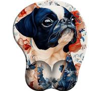 3D Alfombrilla Ratón con Cojín de Muñeca Reposamuñeca Ergonómico Repose-TOI parmi Les Fleurs Alfombrilla Base de Goma Antideslizante Mouse Pad Gaming para Trabajadores Y Jugadores