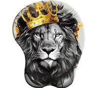 3D Alfombrilla Ratón con Cojín de Muñeca Reposamuñeca Ergonómico ROI Des Lions 1 Alfombrilla Base de Goma Antideslizante Mouse Pad Gaming para Trabajadores Y Jugadores