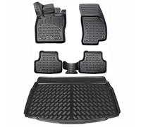 3D Alfombrillas de Goma & Bandeja Maletero Kit para VW T-Roc Desde 2017 Inferior