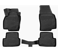 3D Alfombrillas Interior de Coche a Medida TPE Mitsubishi L200, 2015-02/2019, Economy Trim Level, 4 pcs.