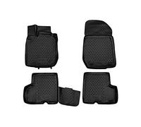3D Alfombrillas Interior de Coche a Medida TPE Renault Logan, 2004-2009, 2010->, 4 pcs.