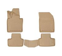 Element 3D Alfombrillas Interior de Coche a Medida TPE Volvo XC60, 2017->, SUV, 4 pcs (Beige)