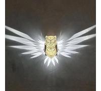 3D Animal Llight Show LED Wall Light, Sleep Night Owl Wall Light , Bald Eagle Wall Light Lion Wall Light,Plug-in Wall Led Night Light For Home Decor For Courtyards, Stairs, Corridors, Gardens ( Color