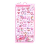 3d Animal Stickers - Cute Aesthetic Decorative Decals for Phone Case Laptop Notebook | Creative Animal Pattern Sticker, Fun Scrapbooking Craft Stickers for Boys Girls Journal Favors, 55g Multicolor