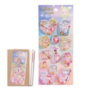 3D Animal Stickers, Funny Clear Cartoon Decals, Sturdy Scrapbook Supplies with Vibrant Design, Kids Craft Accessories, Notebook Decor with Cute, Home School Art for Students Birthday