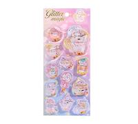 3D Animal Stickers, Funny Clear Cartoon Decals, Sturdy Scrapbook Supplies with Vibrant Design, Kids Craft Accessories, Notebook Decor with Cute, Home School Art for Students Birthday