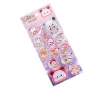 3D Animal Stickers, Funny Clear Cartoon Decals, Sturdy Scrapbook Supplies with Vibrant Design, Kids Craft Accessories, Notebook Decor with Cute, Home School Art for Students Birthday