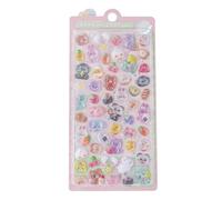 3D Animal Stickers | Paper & Self-Adhesive Epoxy Resin, 3.7in X 7.9in Sheet | Cute Embossed Stickers For Kids, DIY Scrapbooking | Creative Journal Decor