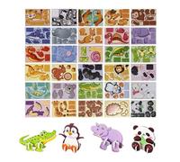 3D Animales para Niños Juguete de Treinta Piezas con Bloques de Animales
