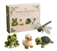 3D Animals Themed Beadwork Set, Tiny 3D Beaded Animal DIY Kit | 4 Cute Designs, Creative Jewelry Art Craft Kit With Instructions, For Adults Enthusiasts Birthday Parties Rainy Days Stay At Home