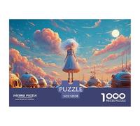 3d Anime Style Fullbody Shot of An Adorable Girl 1000 Piezas Cartulina Premium Set De Rompecabezas Rural Landscape Extremadamente Difícil Desafío Único Rompecabezas Para Adultos Y Niños 52x38cm/1000pc
