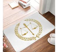 3D Anti-Slip Entrance Living Room Door Floor Mats Lawyer Legal Room Rug Carpet Footpad-40x60cm