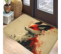3D Anti-Slip Floor Mat with Watercolor Design, Perfect for Home Decor and Entryway Use, Durable and Stylish-50x80cm