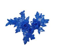 3D Apliques de Encaje para Coser 1 par de encajes 3D bordados coloridos for decoración vestidos novia, accesorios for manualidades boda(Color 8)