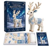 3D Arctic Winter Guardians DIY Patchwork Kit (Star-shaped reindeer)