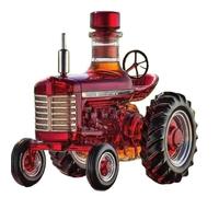 3D Arte Estatua - 300ML Decantador Whisky, Botella De Vino De Cristal 3D Con Forma De Tractor, Decantador De Whisky Con Forma De Coche, Dispensador Creativo Botellas Vino Vacías Prueba Fugas